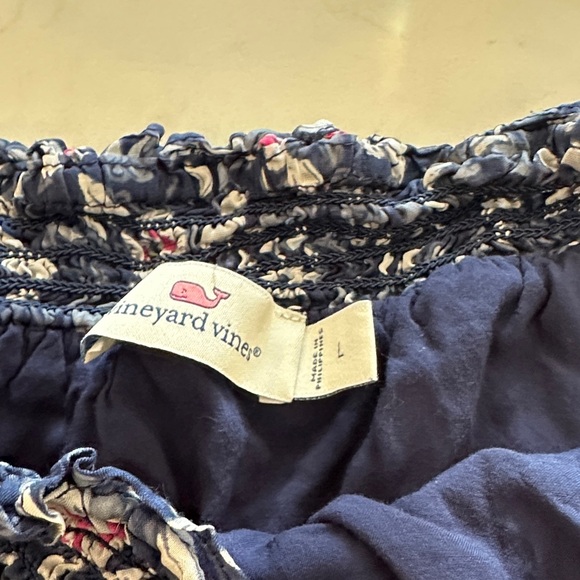 Vineyard Vines Floral Blue Skirt - Picture 3 of 4